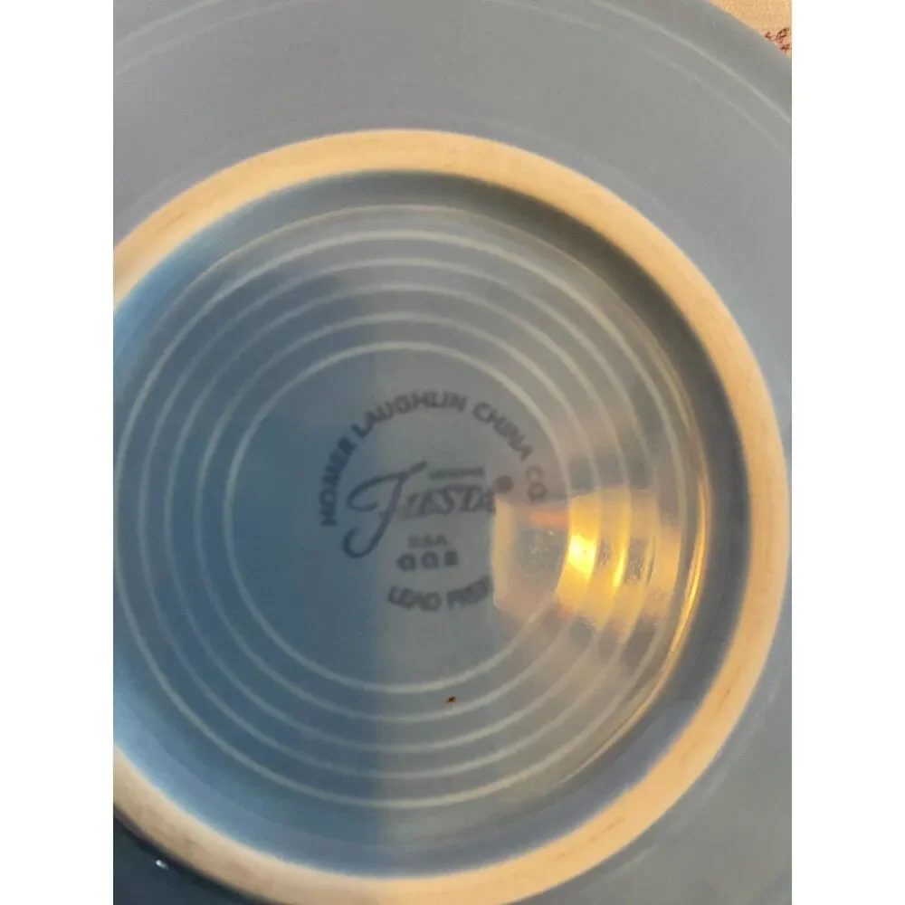 Fiestaware Periwinkle Classic Rim 7 ¼ Salad Plate